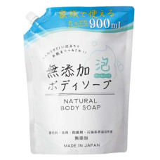 Rocket Soap Foaming Natural Body Soap пінне мило для тіла без добавок, поповнення 900 мл для дозаторів-піноутворювачів
