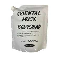 Rocket Soap Weak Acid Oriental Musk рідке мило для тіла з натуральними оліями, поповнення 1000 мл