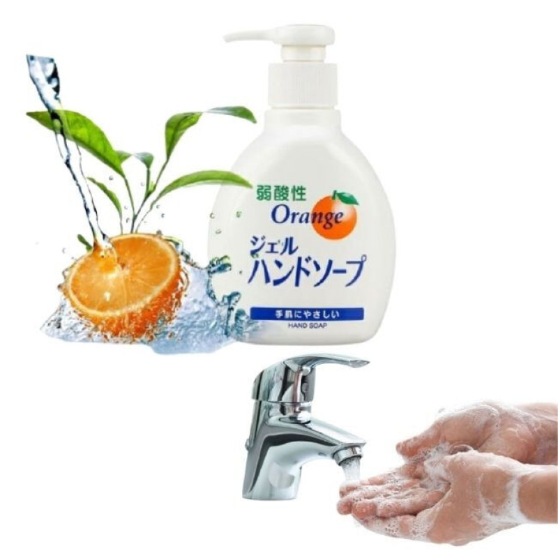 Rocket Soap Gel Hand Soap гель-мило для рук слабкокислотне, з ароматом апельсина, 200 мл