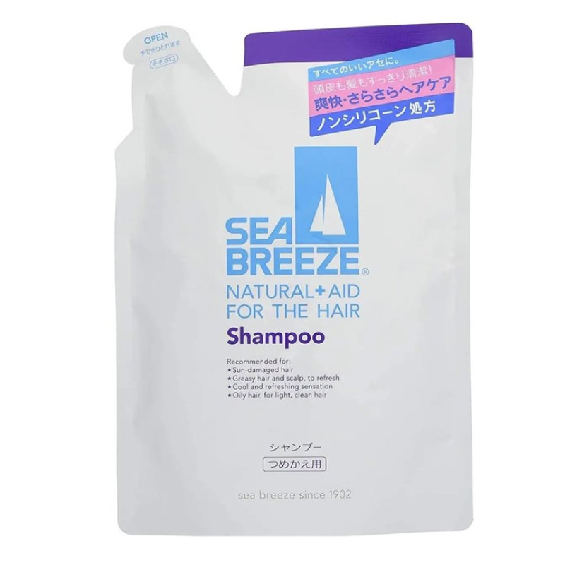 FineToday Sea Breeze шампунь для жирной кожи головы, запасной блок 400 мл
